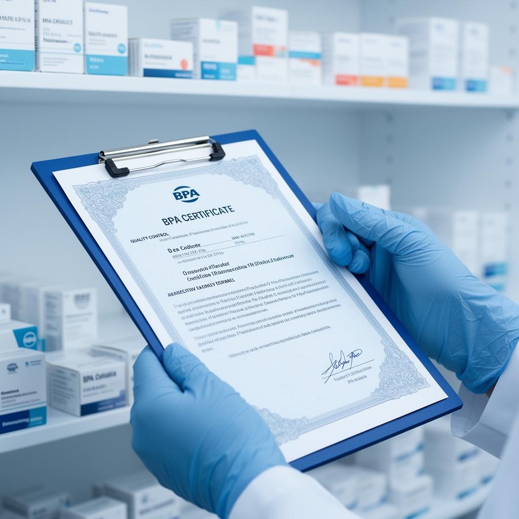 Certificado BPA y control de calidad farmacéutico